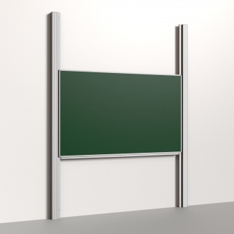 Pylonentafel, 1 Fläche, Stahlemaille grün, 120x200 cm HxB 